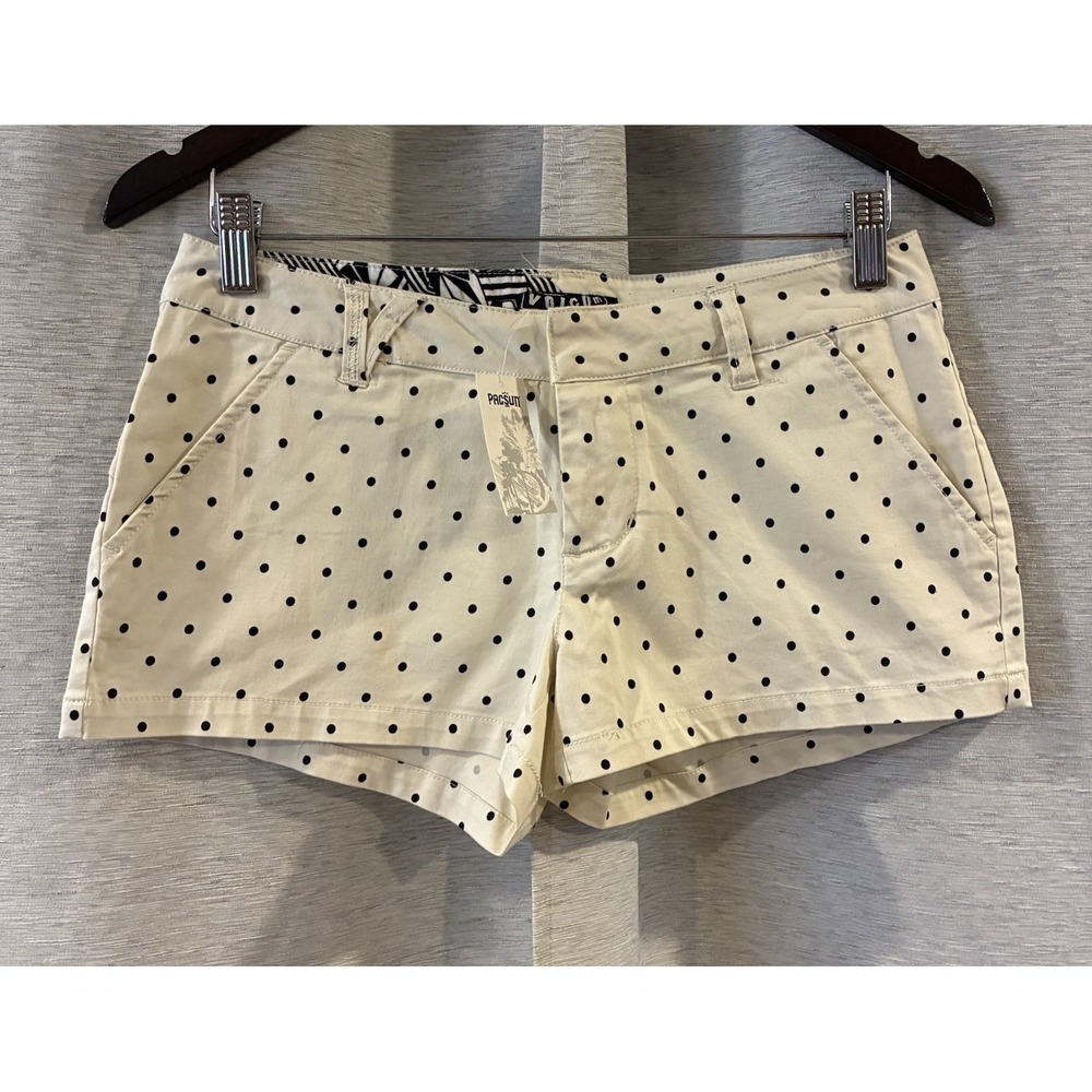 Volcom Frochickie Polka Dot Chino Shorts Y2K Grunge Skate
